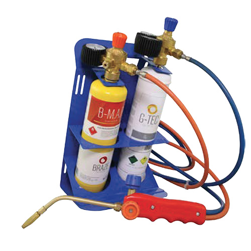 MAXIFLAME - Brazing Kit with pressure reducers and gauges - Oxygen + MAP (flame temperature up to  3.100 °C)